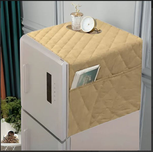 Cotton Quilted Fridge Top Cover