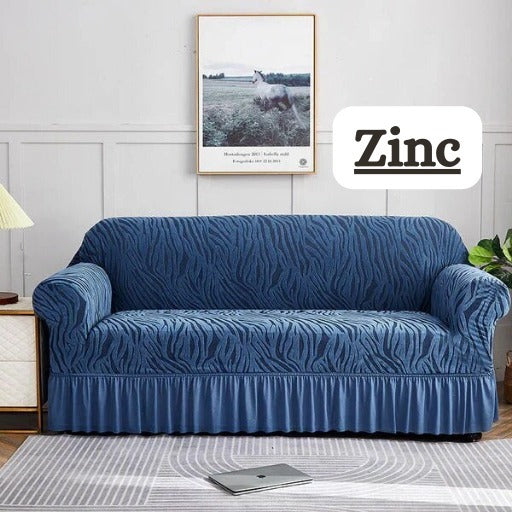 Livoza ZEBRA Style Velvet  Sofa Covers